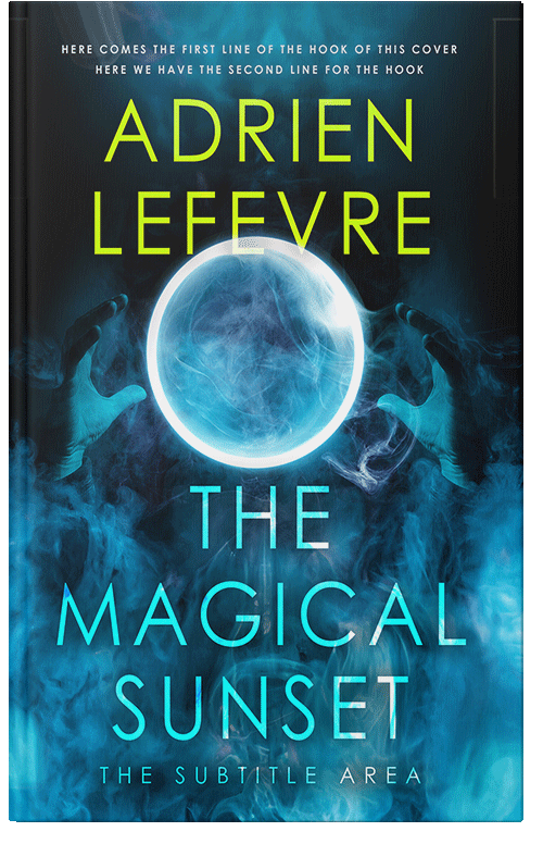 Front view of Premade Fantasy Book Cover - Atoll