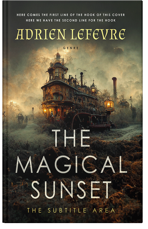 Front view of Sorrell Brown #30669 - Premade Fantasy Book Cover