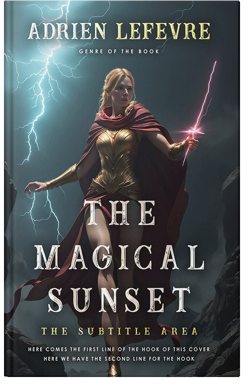 Front view of Outer Space #30673 - Premade Fantasy Book Cover