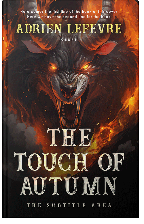 Front view of Night Rider #30684 - Premade Fantasy Book Cover