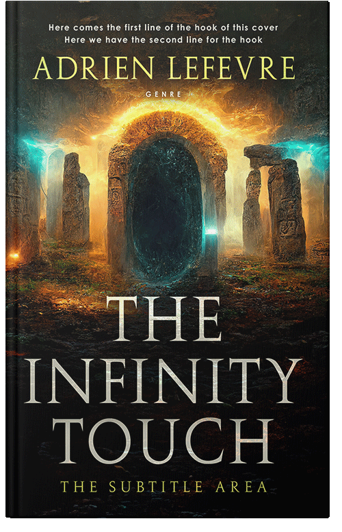 Front view of Premade Fantasy Book Cover - Laser