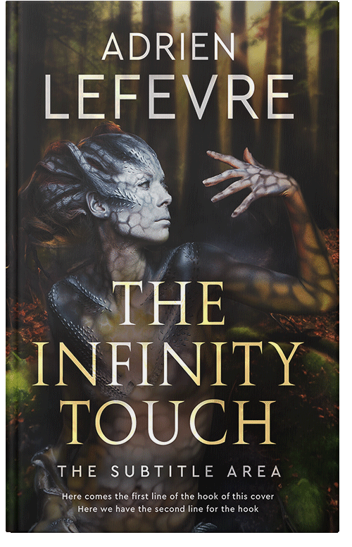 Front view of Zeus #30708 - Premade Fantasy Book Cover