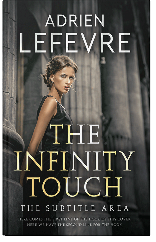 Front view of Heavy Metal #30710 - Premade Literary Fiction Book Cover