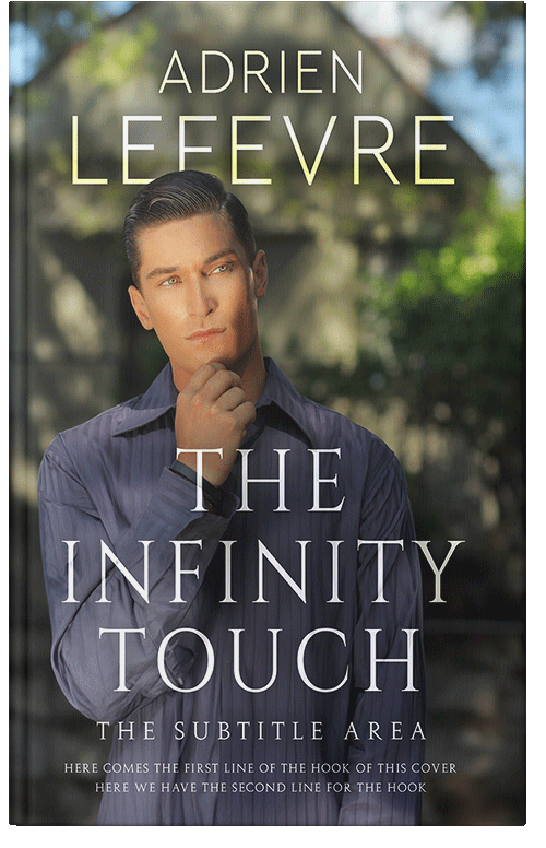 Front view of Lunar Green #30713 - Premade Literary Fiction Book Cover