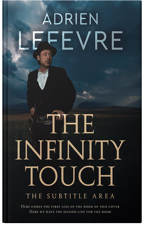 Front view of Premade Surreal Book Cover - Ebony