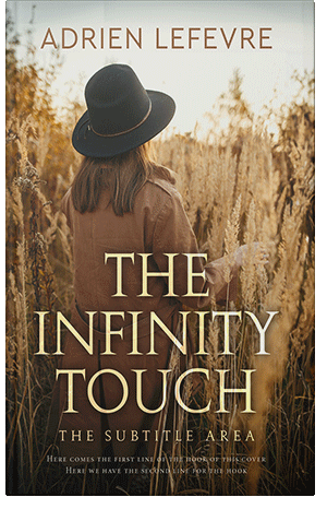 Pre Made Book Cover Metallic Bronze