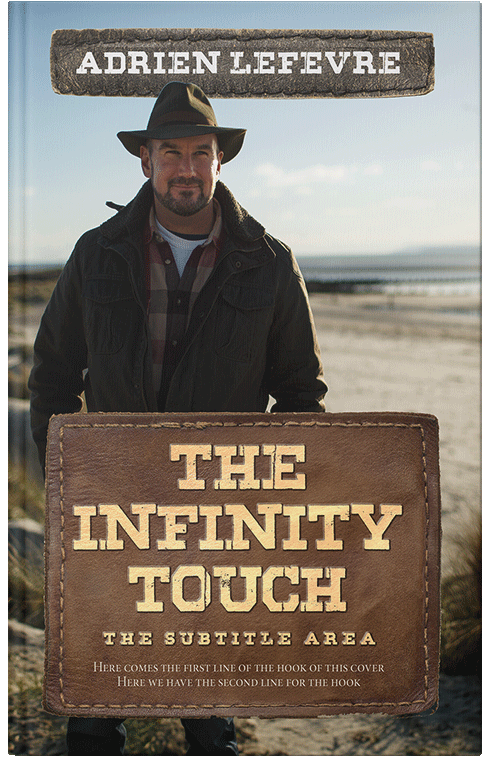 Front view of Tobacco Brown #30720 - Premade Abstract Book Cover