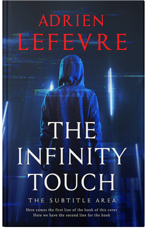 Front view of Premade Mystery & Thriller & Suspense Book Cover - Black Pearl