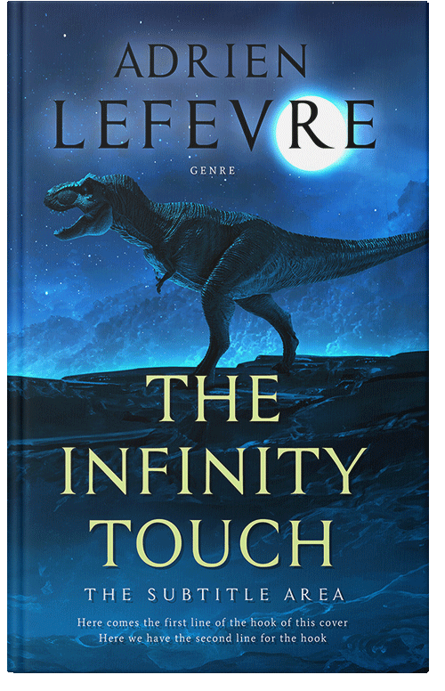 Front view of Chathams Blue #30732 - Premade Science Fiction Book Cover