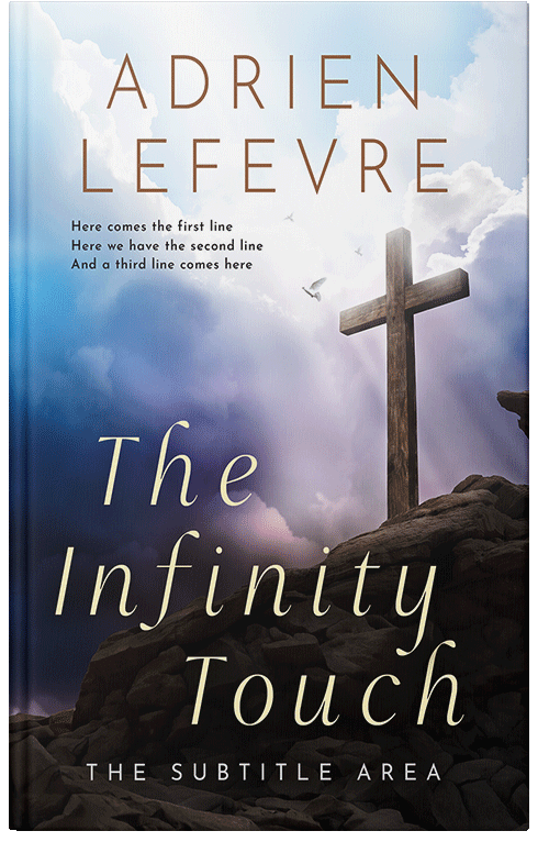 Front view of Athens Gray #30762 - Premade Religion & Spirituality Book Cover