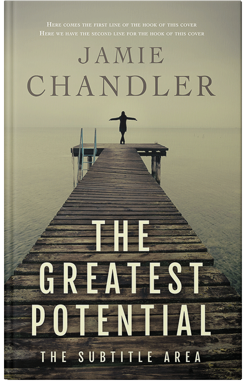 Front view of Gurkha #30770 - Premade Literary Fiction Book Cover