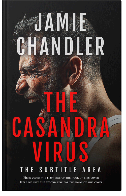 Front view of Premade Action & Adventure Book Cover - Japonica