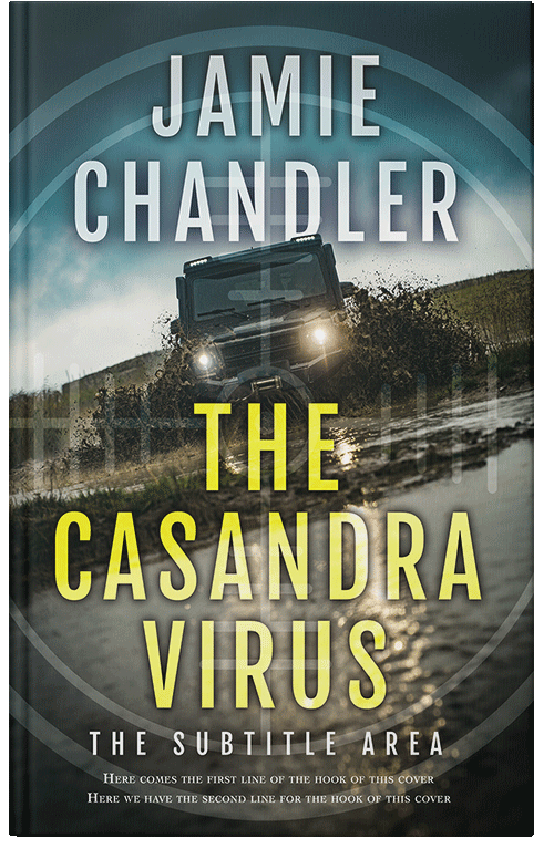 Front view of Cape Cod #30780 - Premade Action & Adventure Book Cover