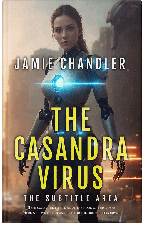 Front view of Premade Apocalyptica Book Cover - Thunder