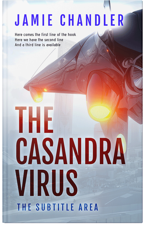 Front view of Ghost #30791 - Premade Apocalyptica Book Cover