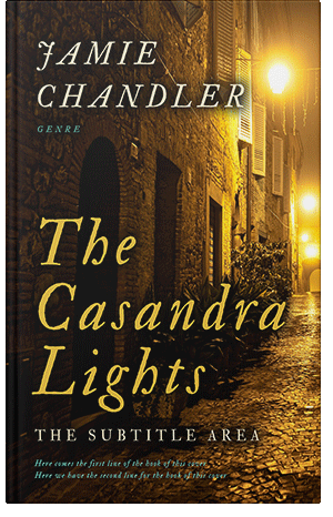 Pre Made Book Cover Old Gold