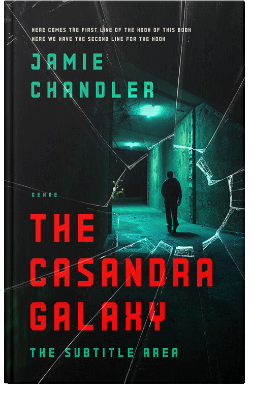 Front view of Black Bean #30815 - Premade Mystery & Thriller & Suspense Book Cover