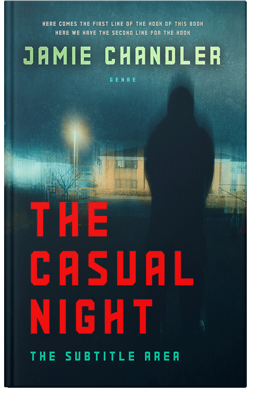 Front view of Premade Mystery & Thriller & Suspense Book Cover - Raw Sienna