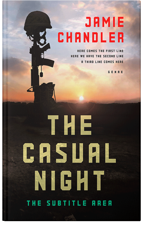 Front view of Premade Literary Fiction Book Cover - Akaroa