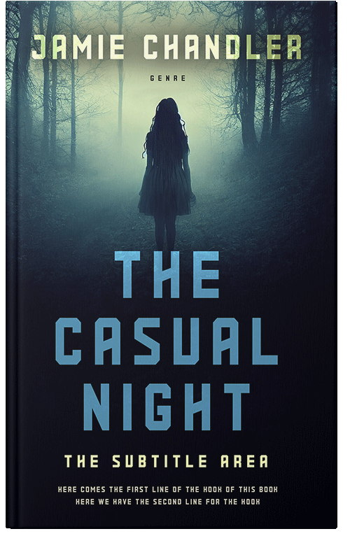 Front view of Coriander #30821 - Premade Literary Fiction Book Cover