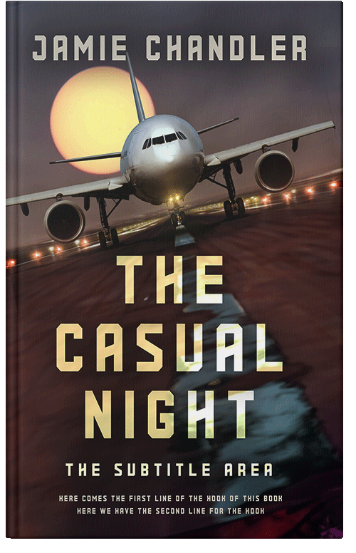 Front view of Cocoa Brown #30822 - Premade Literary Fiction Book Cover