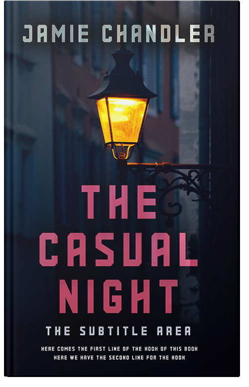 Front view of Premade Mystery & Thriller & Suspense Book Cover - Ebony