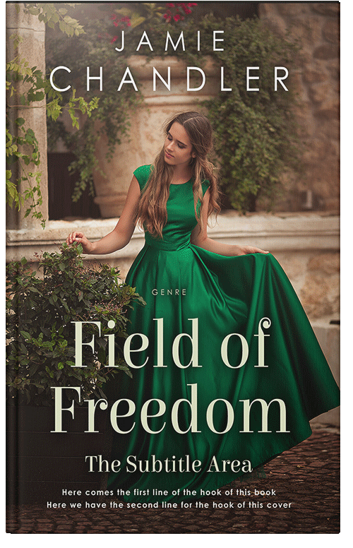 Front view of Green Kelp #30874 - Premade Historical Book Cover