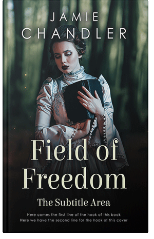 Pre Made Book Cover Black