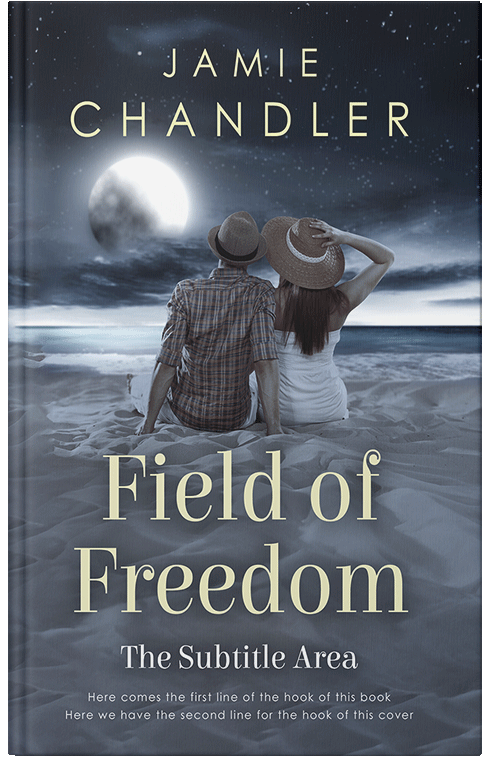 Front view of Shuttle Gray #30882 - Premade Romance Book Cover