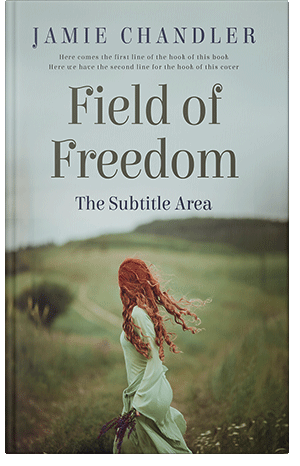 Pre Made Book Cover Powder Ash