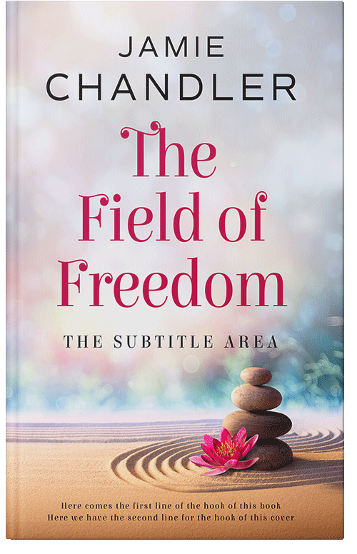 Front view of Premade Health & Mind & Body Book Cover - Swiss Coffee