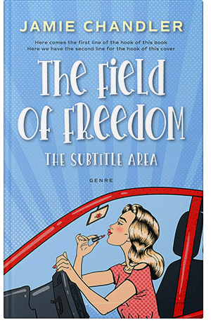 Pre Made Book Cover Cornflower