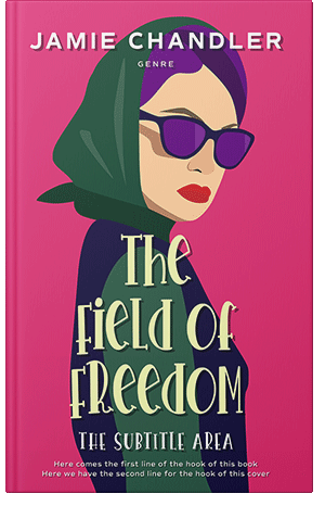 Pre Made Book Cover Cerise