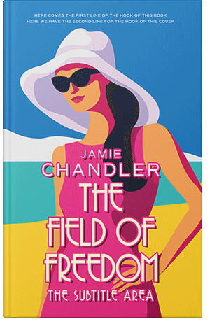 Pre Made Book Cover Curious Blue