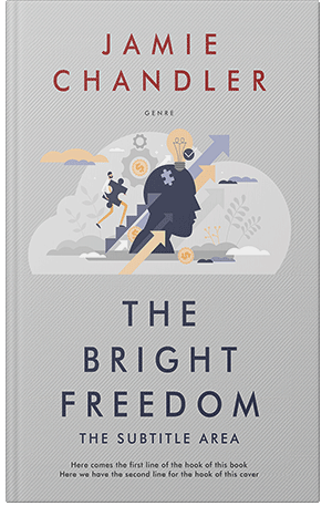 Pre Made Book Cover Quill Gray