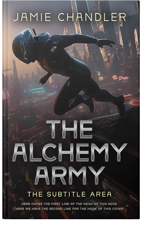 Front view of Premade Science Fiction Book Cover - Thunder