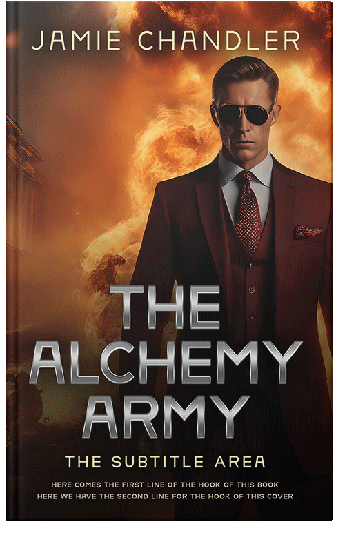 Front view of Premade Mystery & Thriller & Suspense Book Cover - Di Serria