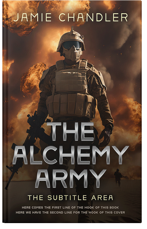 Front view of Mikado #30967 - Premade Apocalyptica Book Cover