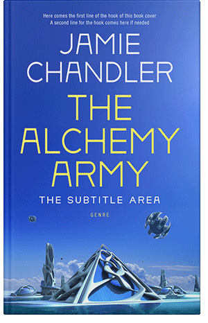 Pre Made Book Cover Cerulean Blue