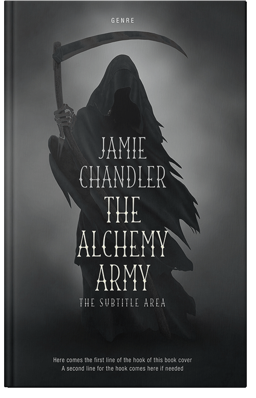 Front view of Outer Space #30977 - Premade Horror Book Cover