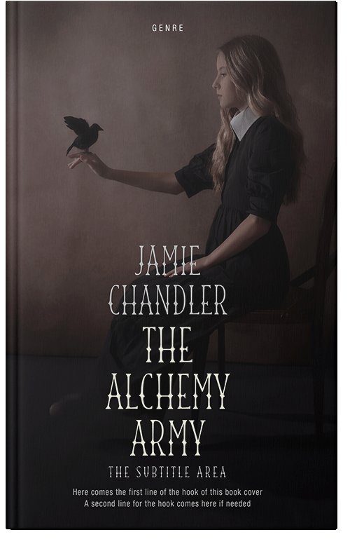 Front view of Cocoa Brown #30978 - Premade Horror Book Cover