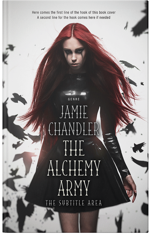 Front view of Cocoa Brown #30980 - Premade Horror Book Cover