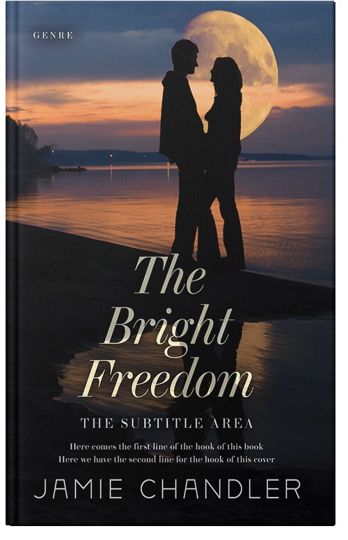 Front view of Antique Brass #30982 - Premade Romance Book Cover