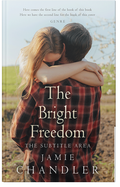 Front view of Premade Romance Book Cover - Bison Hide