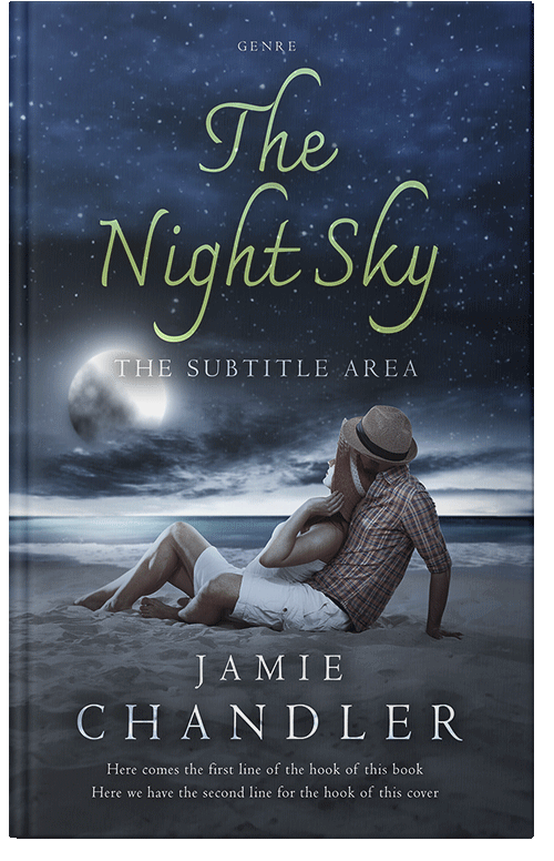 Front view of Ebony Clay #30986 - Premade Romance Book Cover