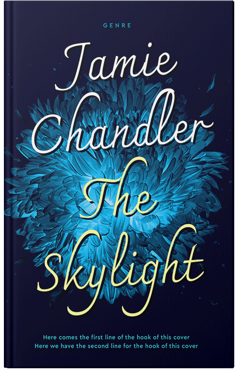 Front view of Black Pearl #31006 - Premade Abstract Book Cover