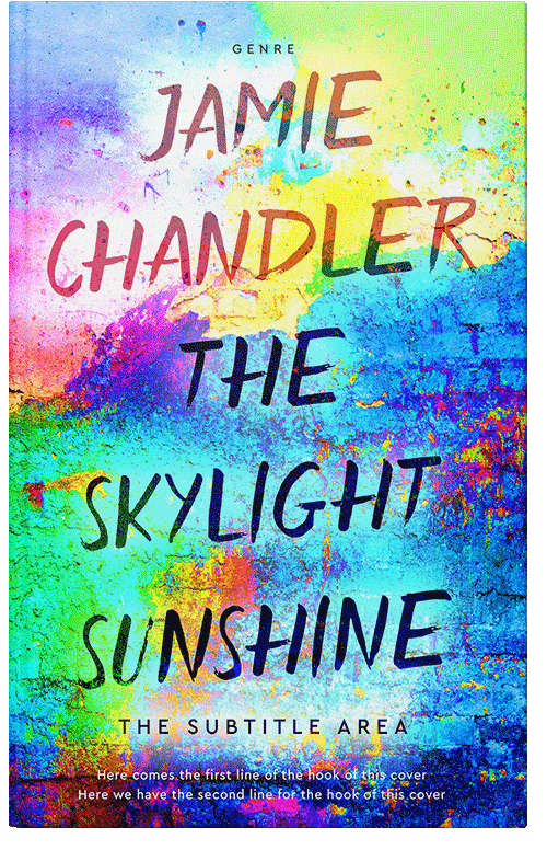 Front view of Premade Abstract Book Cover - Matisse