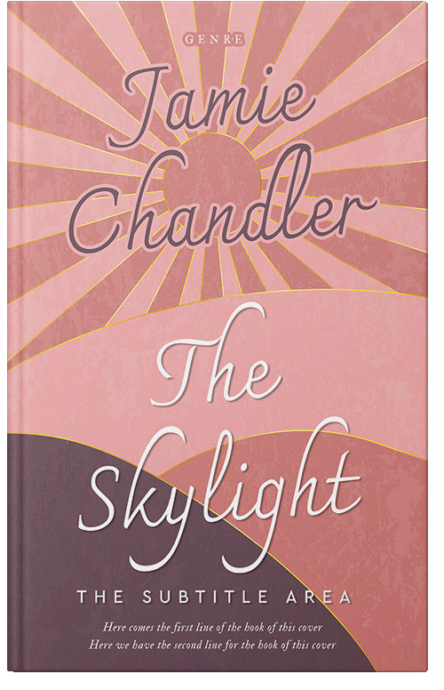 Front view of Petite Orchid #31026 - Premade Poetry Book Cover