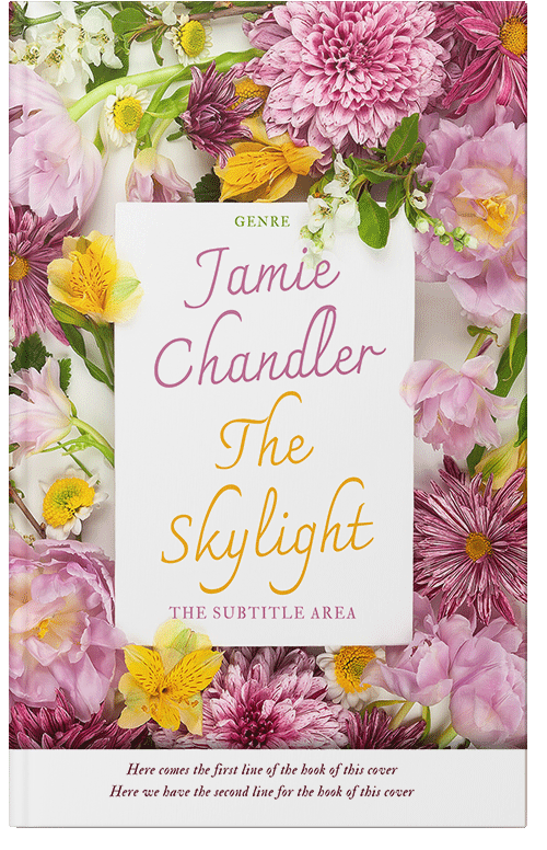 Front view of Premade Poetry Book Cover - Dust Storm