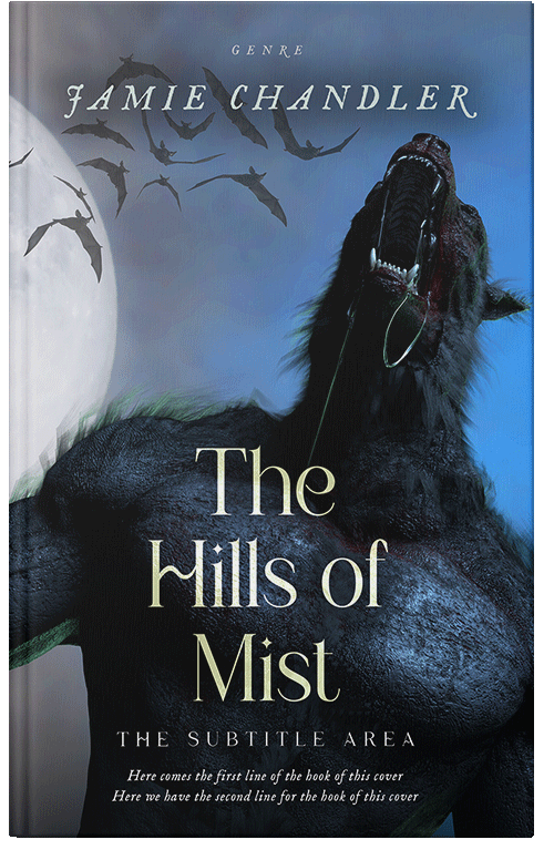 Front view of Premade Horror Book Cover - Bunker